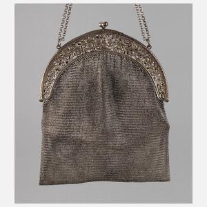 Silber schwere Abendtasche