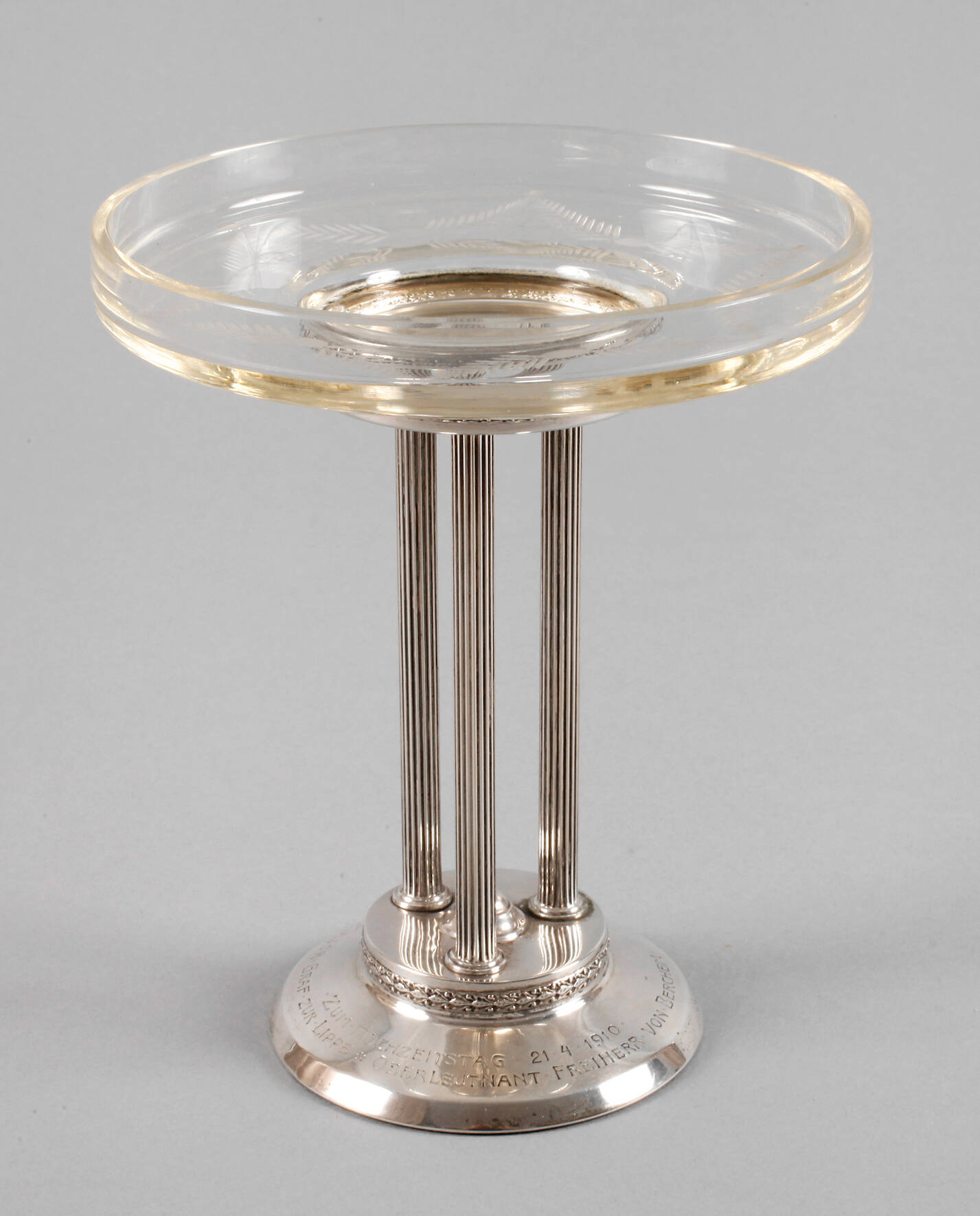 Silber Tafelaufsatz Freiherr von Berchem