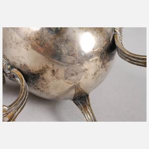 Mokkakernstück Silber