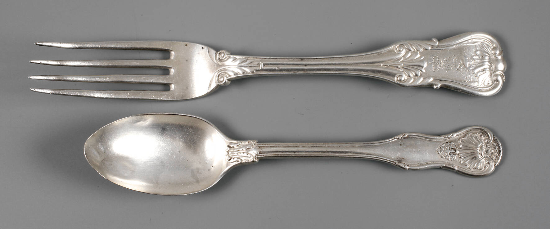 Löffel und Gabel aus preußischem Adelsbesitz