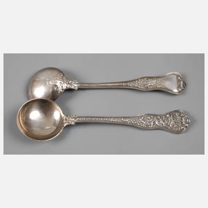 Tiffany zwei silberne Zierlöffel
