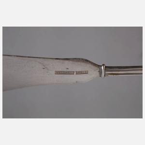 Silber Fischbesteck für zwölf Personen