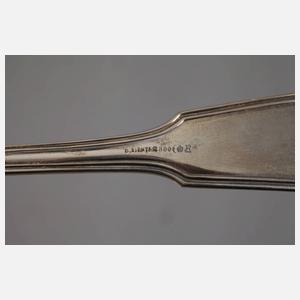 Silber Besteckkasten "Augsburger Faden"