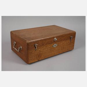 Silber Besteckkasten "Augsburger Faden"