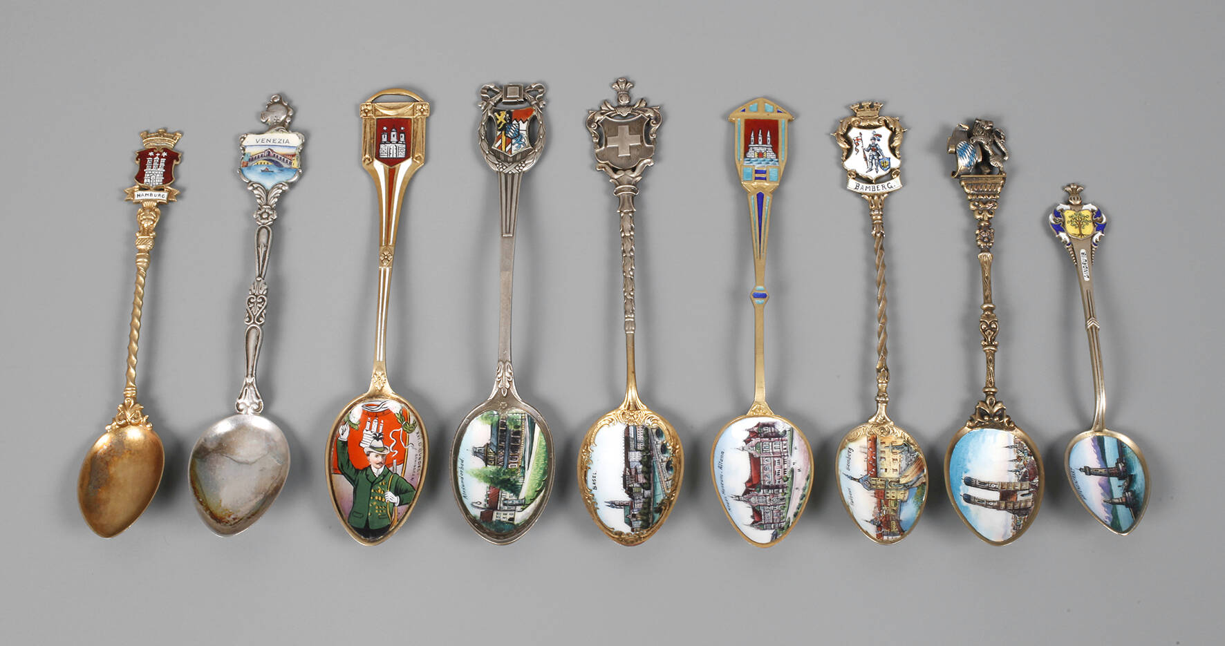 Konvolut Andenkenlöffel