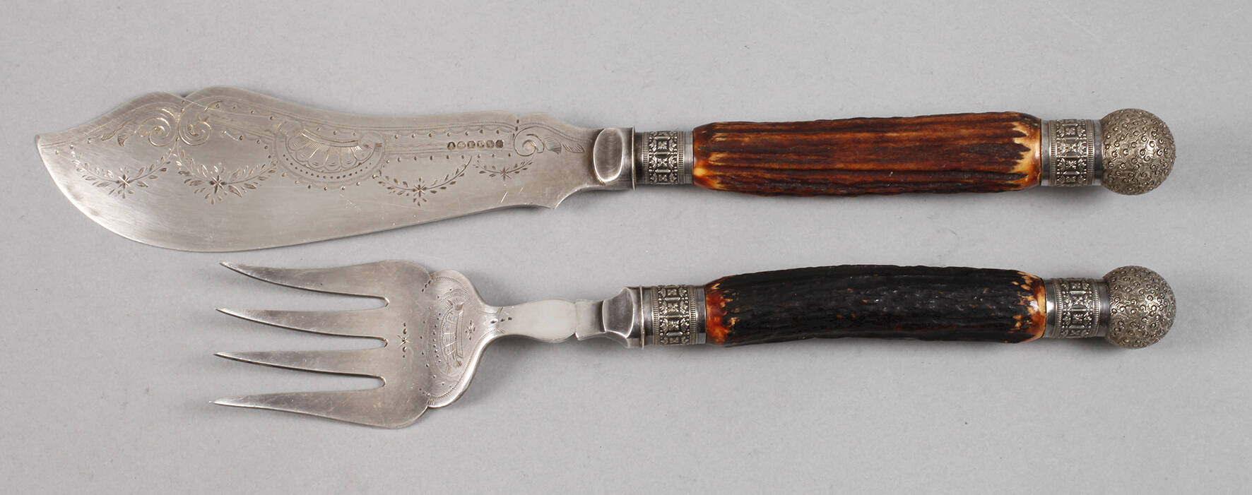 Jagdliches Vorlegebesteck