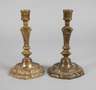 Paar barocke Bronzeleuchter