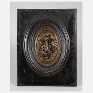 Bronzerelief Heilige Maria