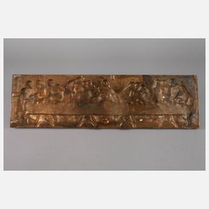 Reliefbildplatte Abendmahl