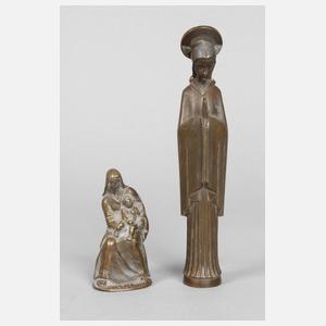 Paar Heiligenfiguren