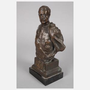 Paar Bronzebüsten belgisches Königspaar