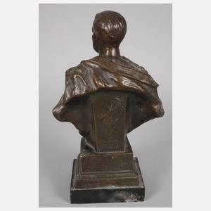 Paar Bronzebüsten belgisches Königspaar