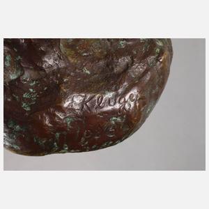 Kurt Kluge, stehender weiblicher Akt