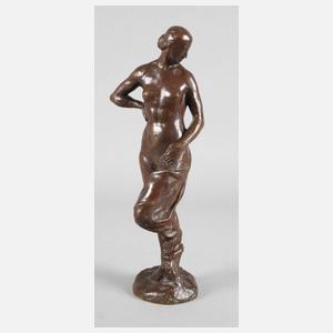 Kurt Kluge, stehender weiblicher Akt