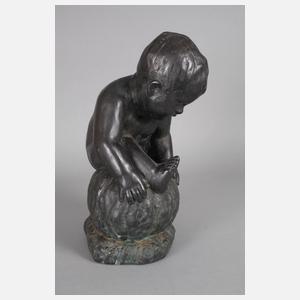 Philipp Basche, Putto auf Kürbis