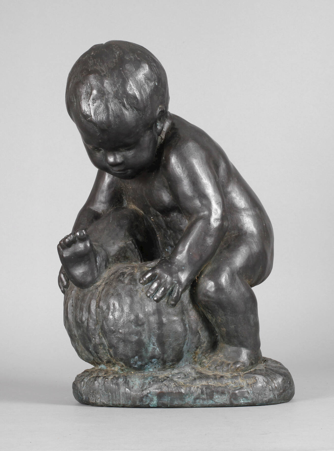 Philipp Basche, Putto auf Kürbis