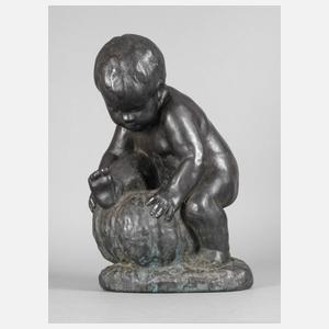 Philipp Basche, Putto auf Kürbis