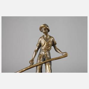 Miniaturbronze Schnitter