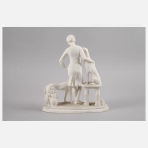 Drei Salzsteinskulpturen