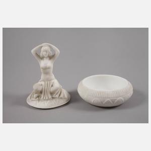 Drei Salzsteinskulpturen