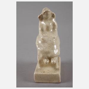 Jan Štursa, sitzendes Trachtenmädchen