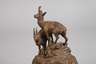 Kleinbronze Gämsenpaar