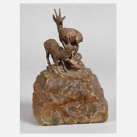 Kleinbronze Gämsenpaar111