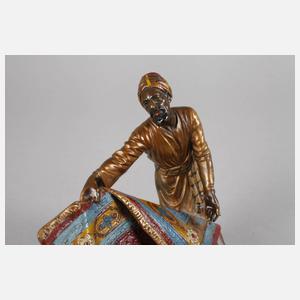 Wiener Bronze Teppichhändler