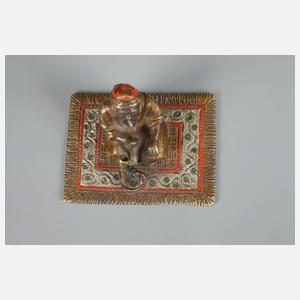 Wiener Bronze Orientale mit Wasserpfeife