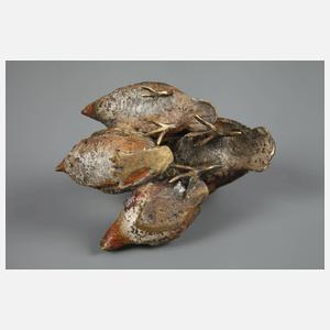 Wiener Bronze Gruppe Rebhühner