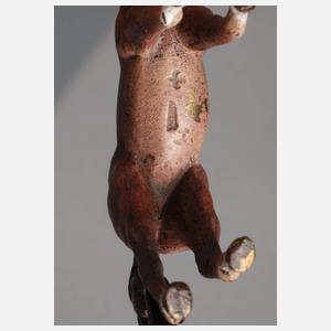 Wiener Bronze stehendes Pferd