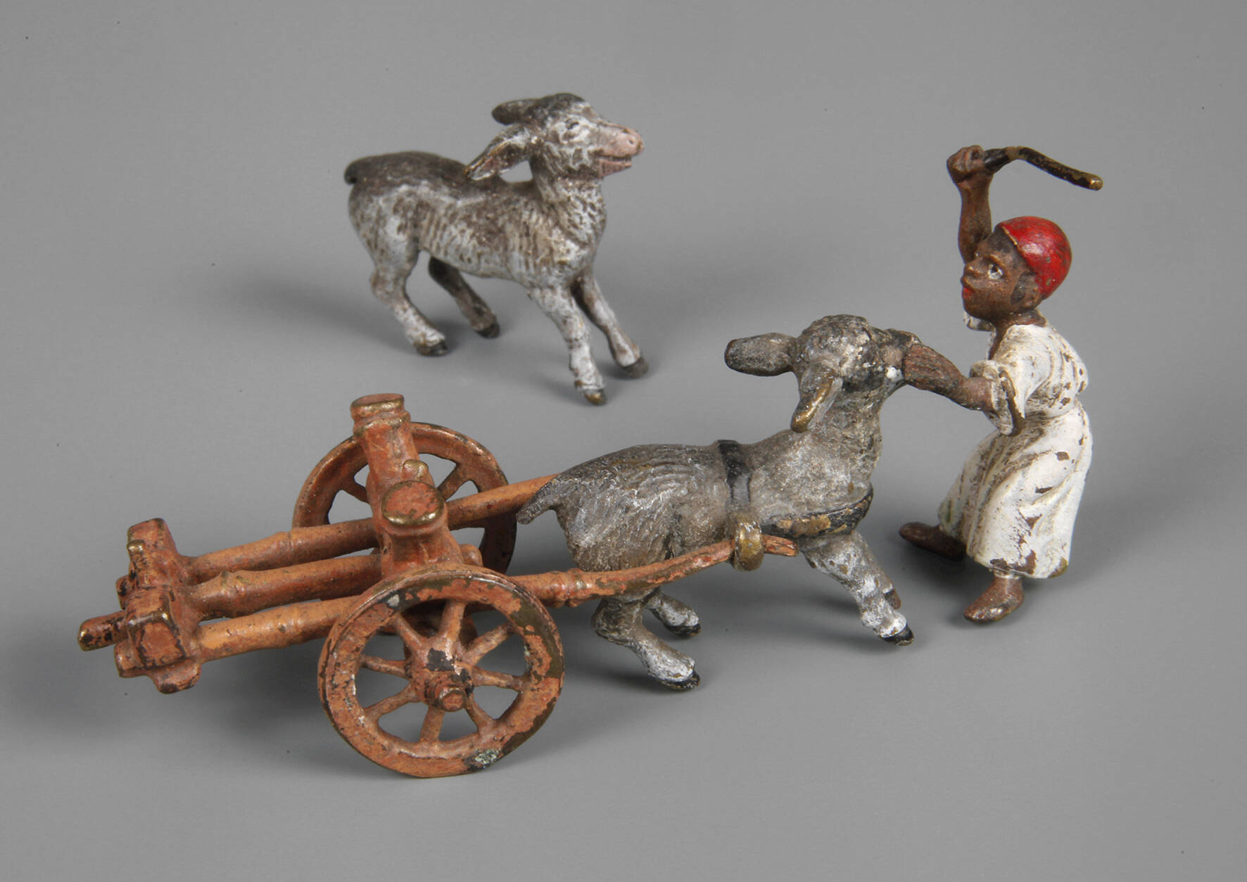 Wiener Bronze Eselskarren