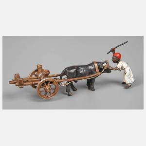 Wiener Bronze Ochsenkarren