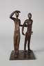 Oskar Höfinger attr., moderne Bronzegruppe