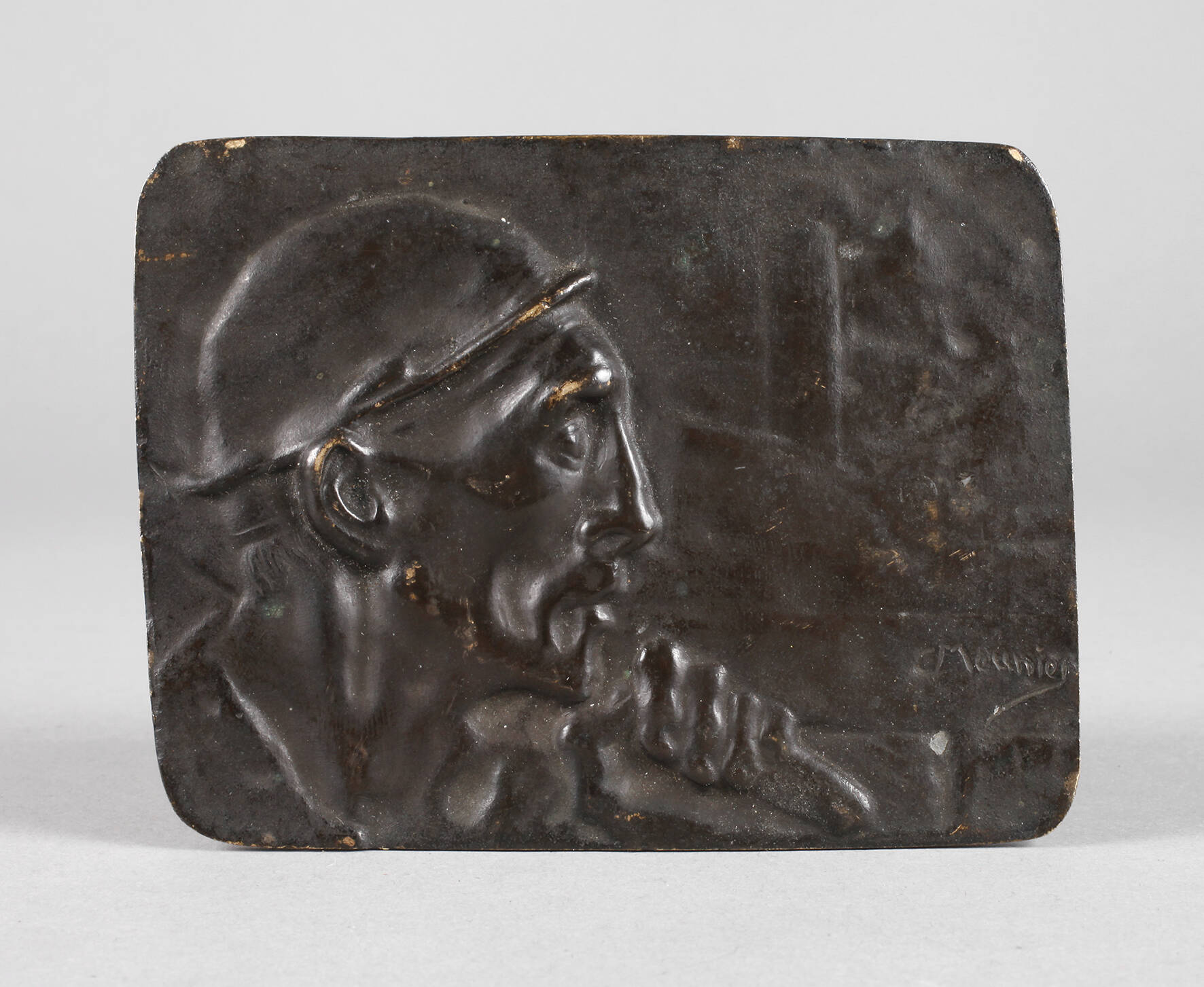 Constantin Emilé Meunier, Reliefbildplatte ”Le Mineur”