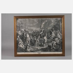 Benoit Audran I, Kreuzigungsszene