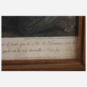 Benoit Audran I, Kreuzigungsszene