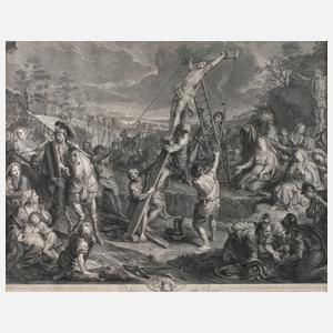 Benoit Audran I, Kreuzigungsszene