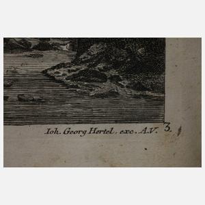 Johann Georg Hertel, Am Weiher