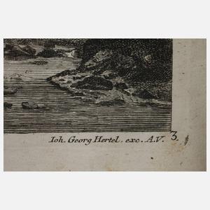 Johann Georg Hertel, Am Weiher