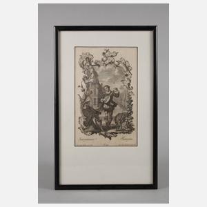 Johann Georg Hertel, Grafikfolge