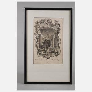 Johann Georg Hertel, Grafikfolge