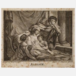 Margaretha Grunelius, "Alceste" nach Tischbein