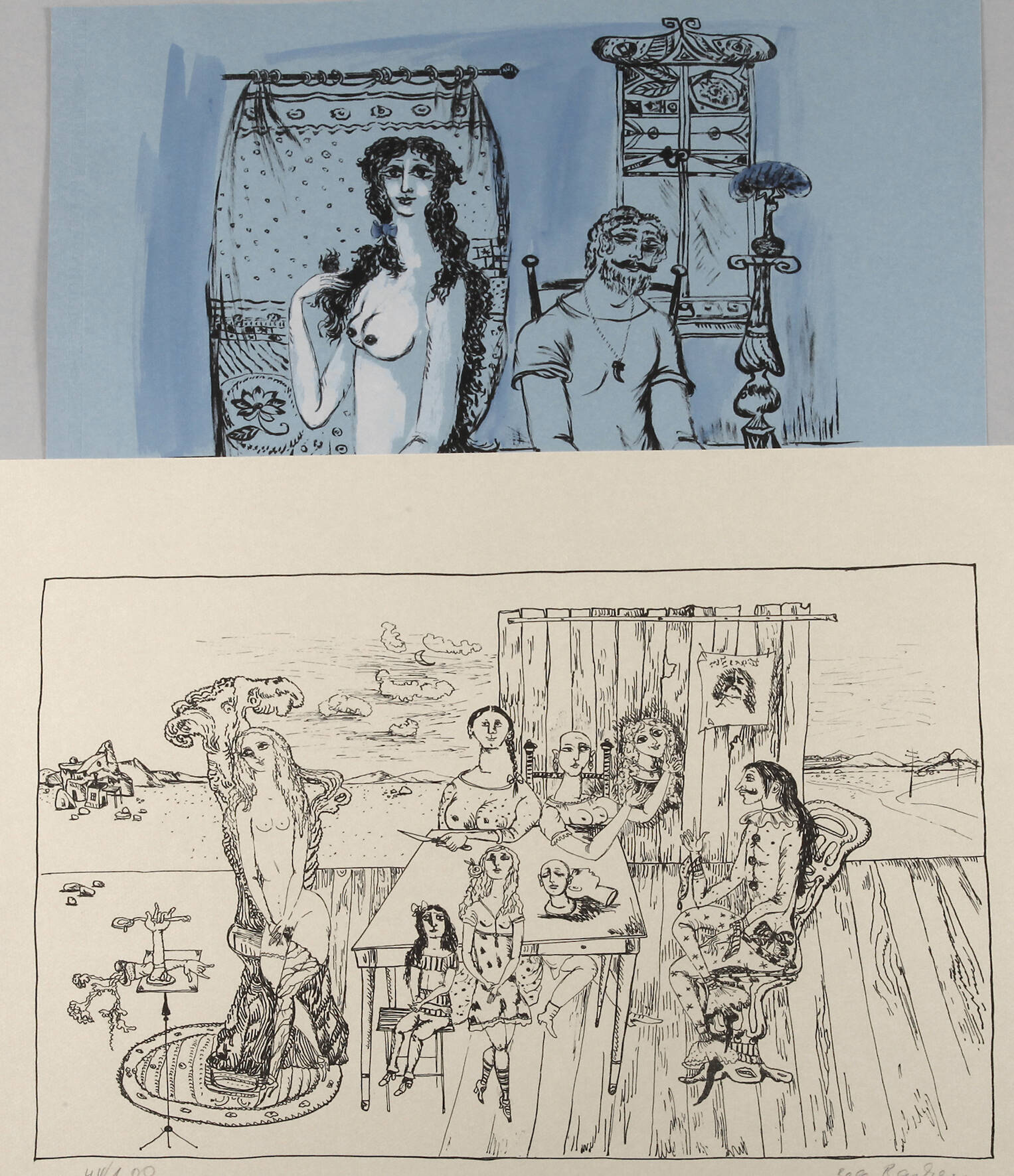 Bele Bachem, Paar Graphiken