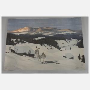 Karl Biese, Winter im Schwarzwald