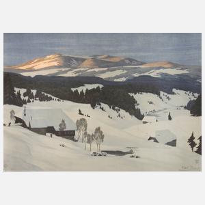 Karl Biese, Winter im Schwarzwald