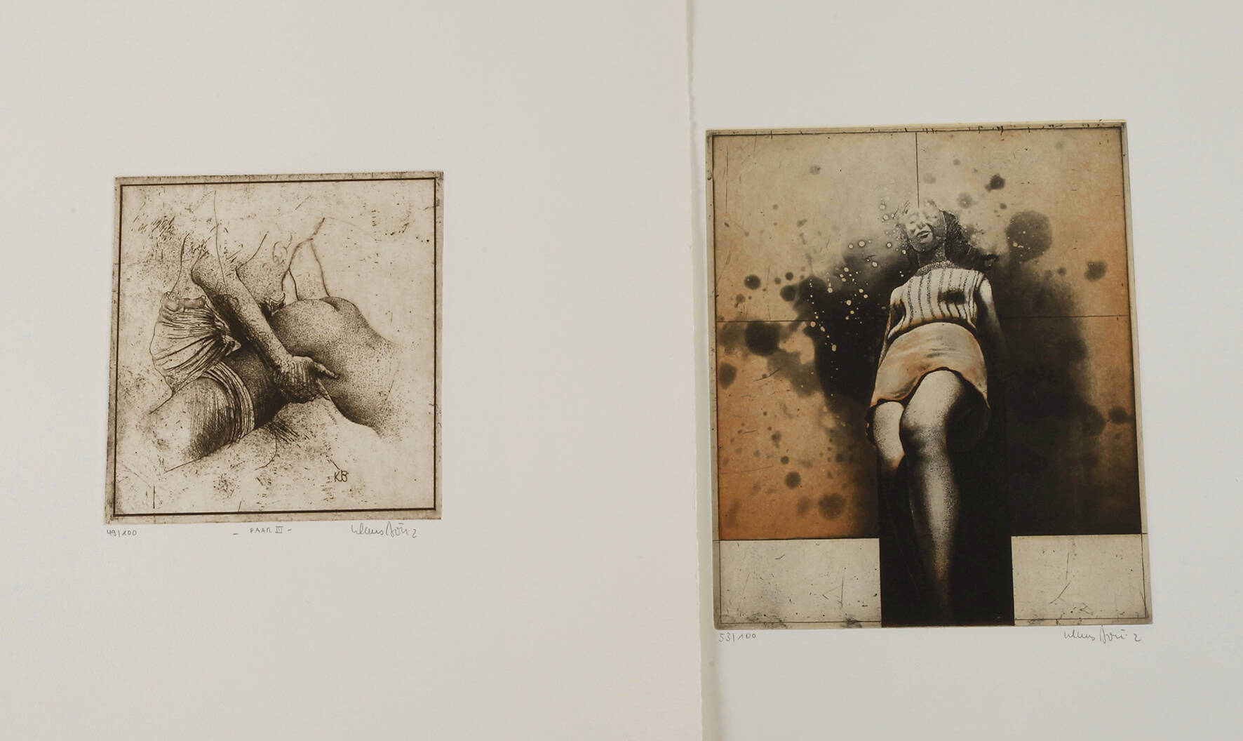 Klaus Böttger, Paar Radierungen