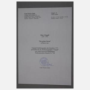 Marc Chagall, "le fleuve vert"