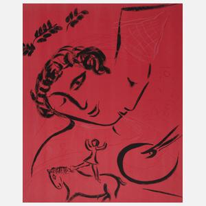 Marc Chagall, Frauenkopf