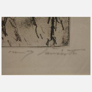 Prof. Lovis Corinth, Kutschenpferde